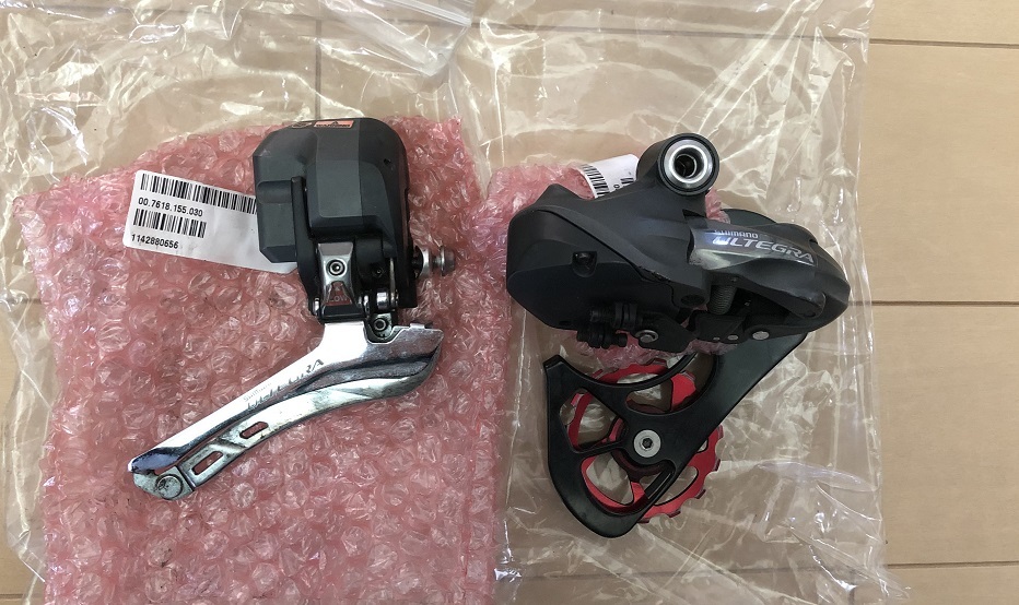 アルテグラ Di2 10速 FD 6770, RD 6770 TNIビッグプーリー付き