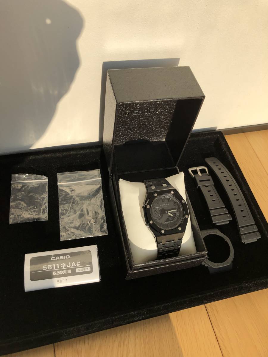 G-SHOCK Gショック カシオーク メタルカスタム 中古 美品 GA-2100  