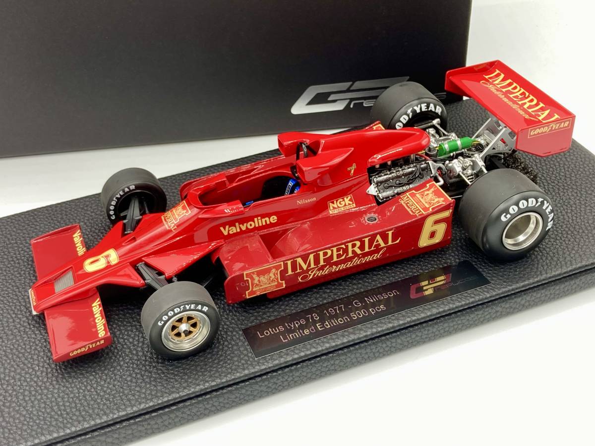 GP Replicas ロータス 78 IMPERIAL Lotus78 No.6 G.ニルソン 1/18