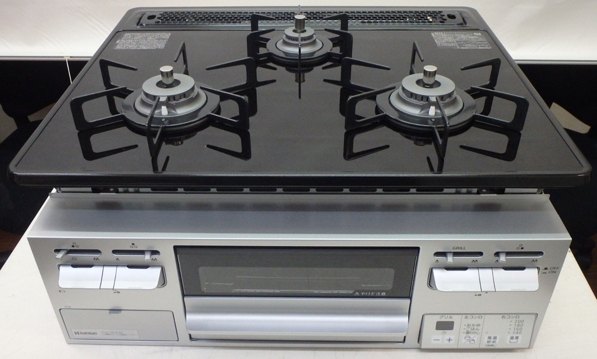 ☆新品・未使用☆ Harman ハーマン ガスビルトインコンロ DG32T3WTPSSV 