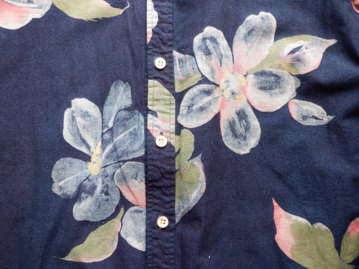 Pal'las Palace パラスパレス 長袖シャツ ろうけつ染め インディゴ