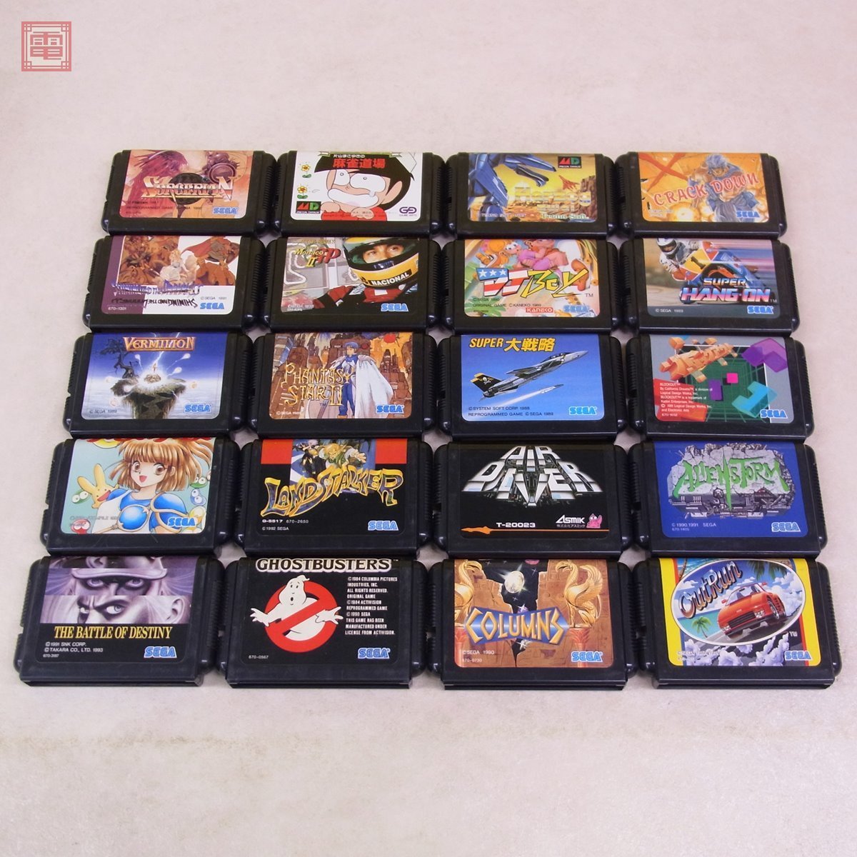 セガ メガドライブ ソフト20本 動作確認済 動作確認済SEGA セガ