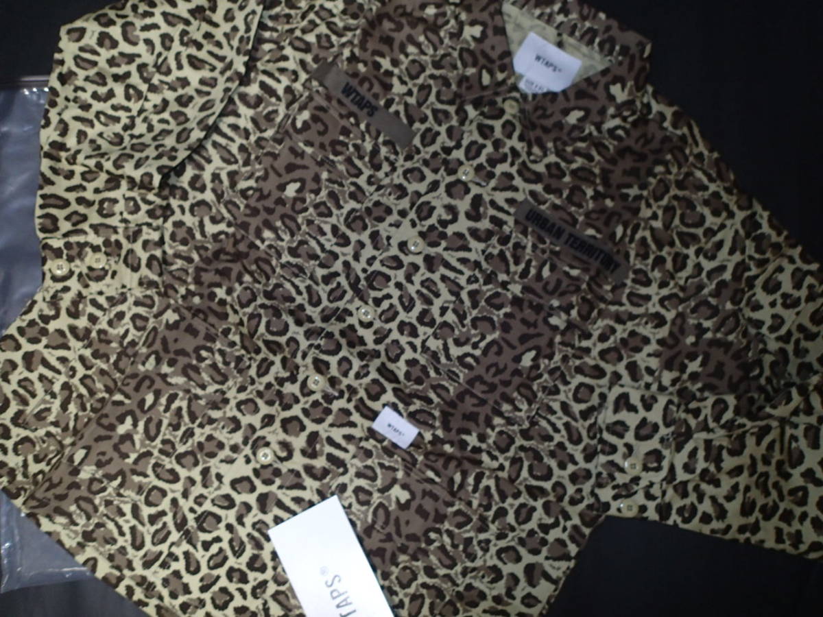 新品未使用 WTAPS 21SS JUNGLE 01 LS/COTTON TWILL CAMO ヒョウ柄 BG S 