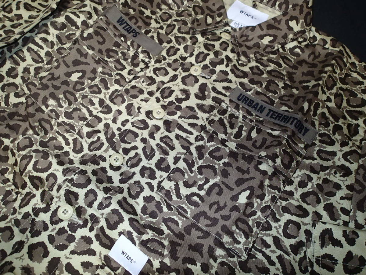 新品未使用 WTAPS 21SS JUNGLE 01 LS/COTTON TWILL CAMO ヒョウ柄 BG S 