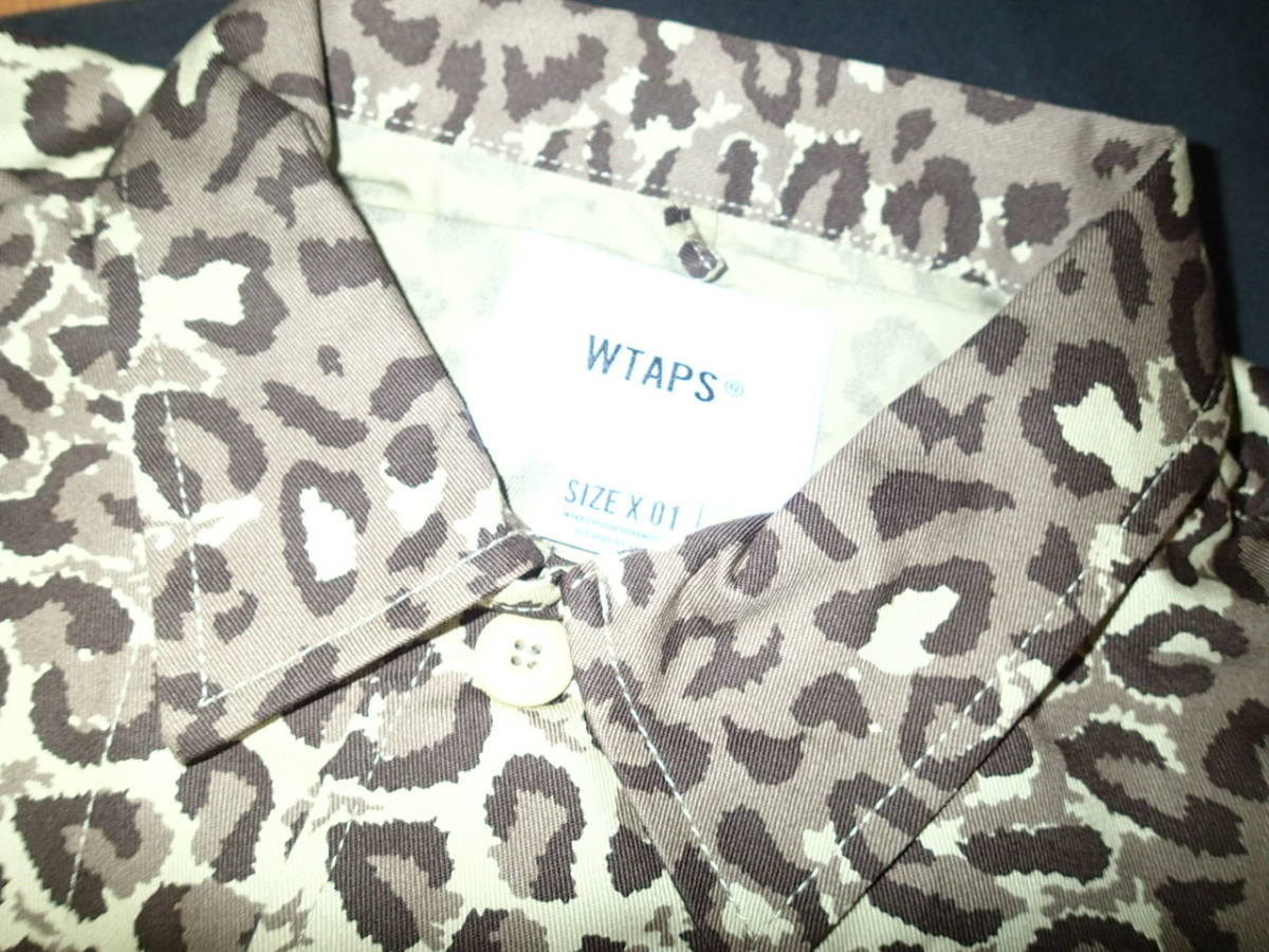 新品未使用 WTAPS 21SS JUNGLE 01 LS/COTTON TWILL CAMO ヒョウ柄 BG S 
