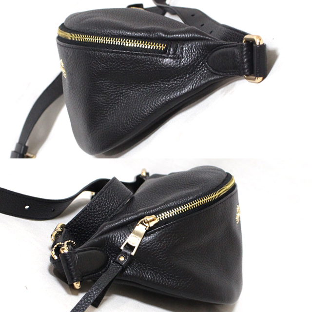 超美品 COACH コーチ レザー メンズ クロス ボディバッグ F48738 