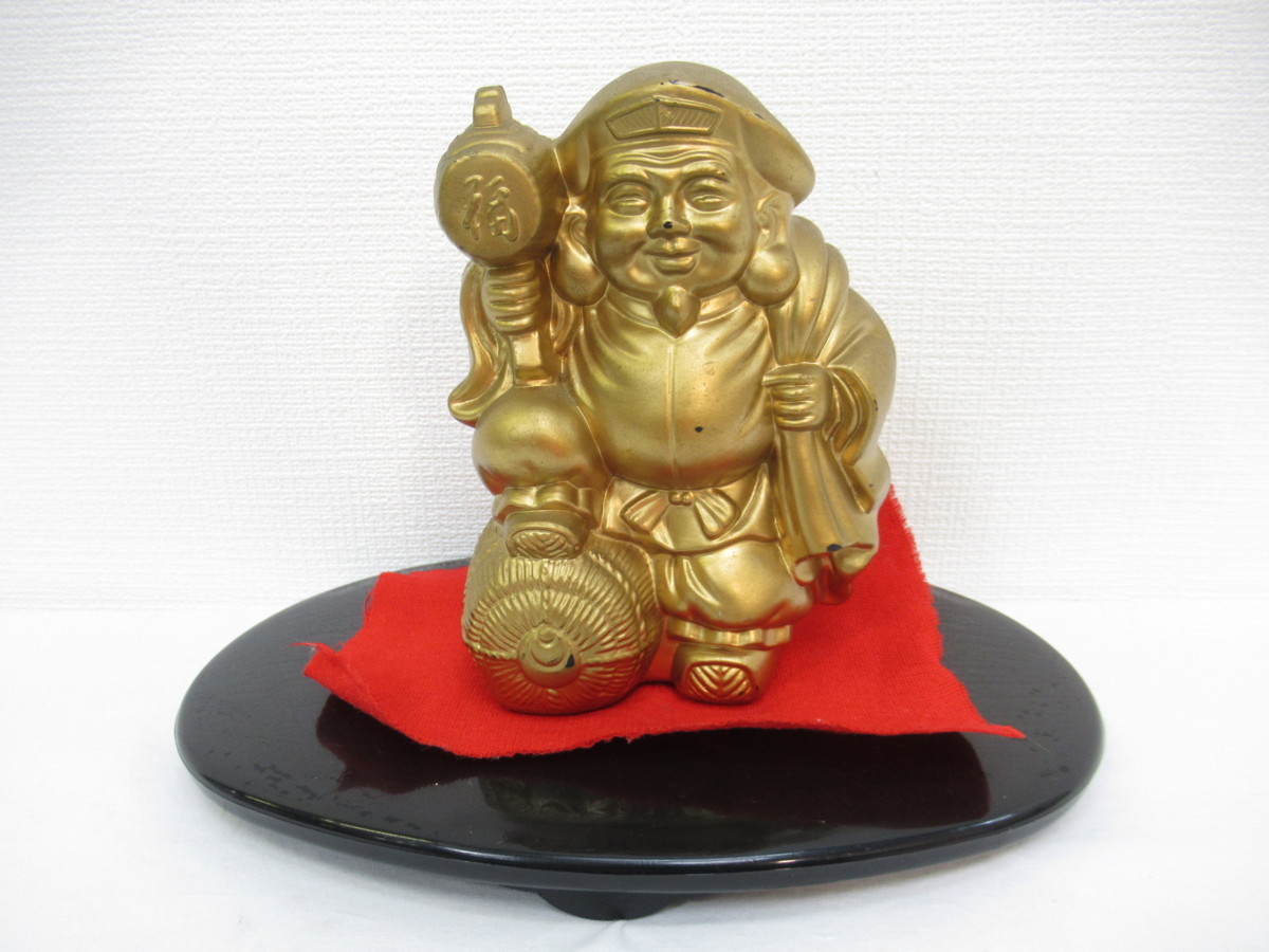 直接引取不可 大国様 置物 金色 神 大黒様 神様 インテリア オブジェ 縁起物 縁起 飾り 七福神 台座 付き 福 和風 売買されたオークション情報 Yahooの商品情報をアーカイブ公開 オークファン Aucfan Com