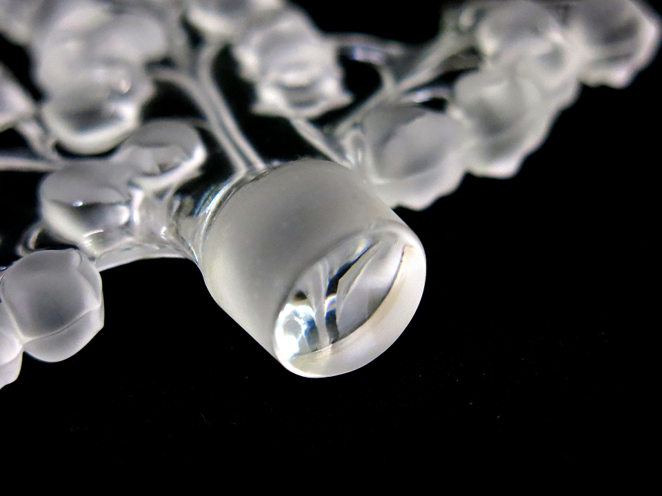 ビンテージ◇LALIQUE/ラリック◇クレールフォンテーヌ 香水瓶 スズラン