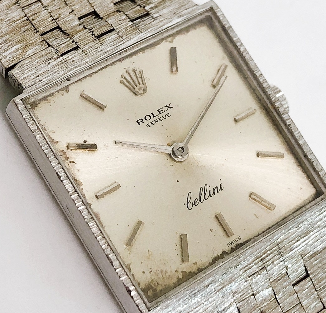 鑑定済 ROLEX Cellini ロレックス チェリーニ cal.1600 18K 750 18金 