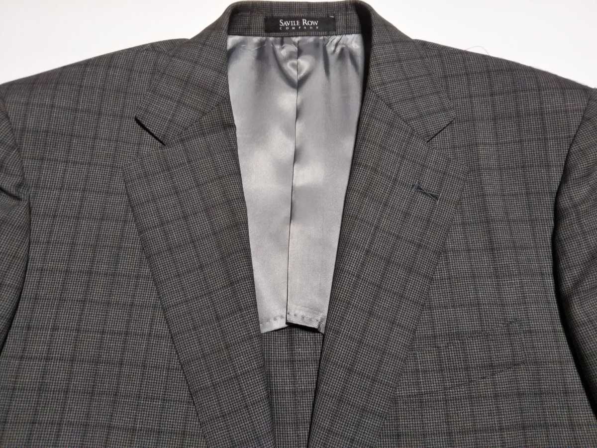 Savile Row サヴィルロウ スーツ グレー ストライプ BE7 ウール Savile Row サヴィルロウ スーツ グレー ストライプ BE7 ウール Savile