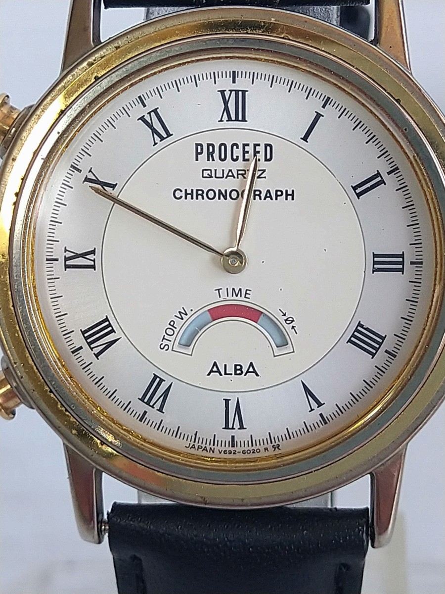 ALBA PROCEED クォーツ クロノグラフ 腕時計 【公式通販】