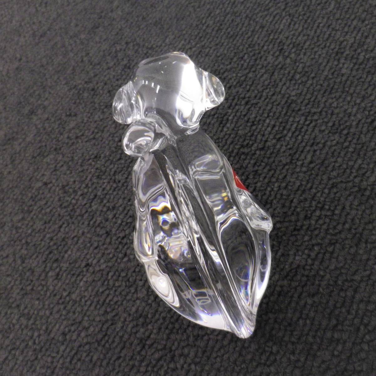 ☆バカラ 干支「猿」 サル フィギュリン 置物 人形☆ ガラス 工芸品