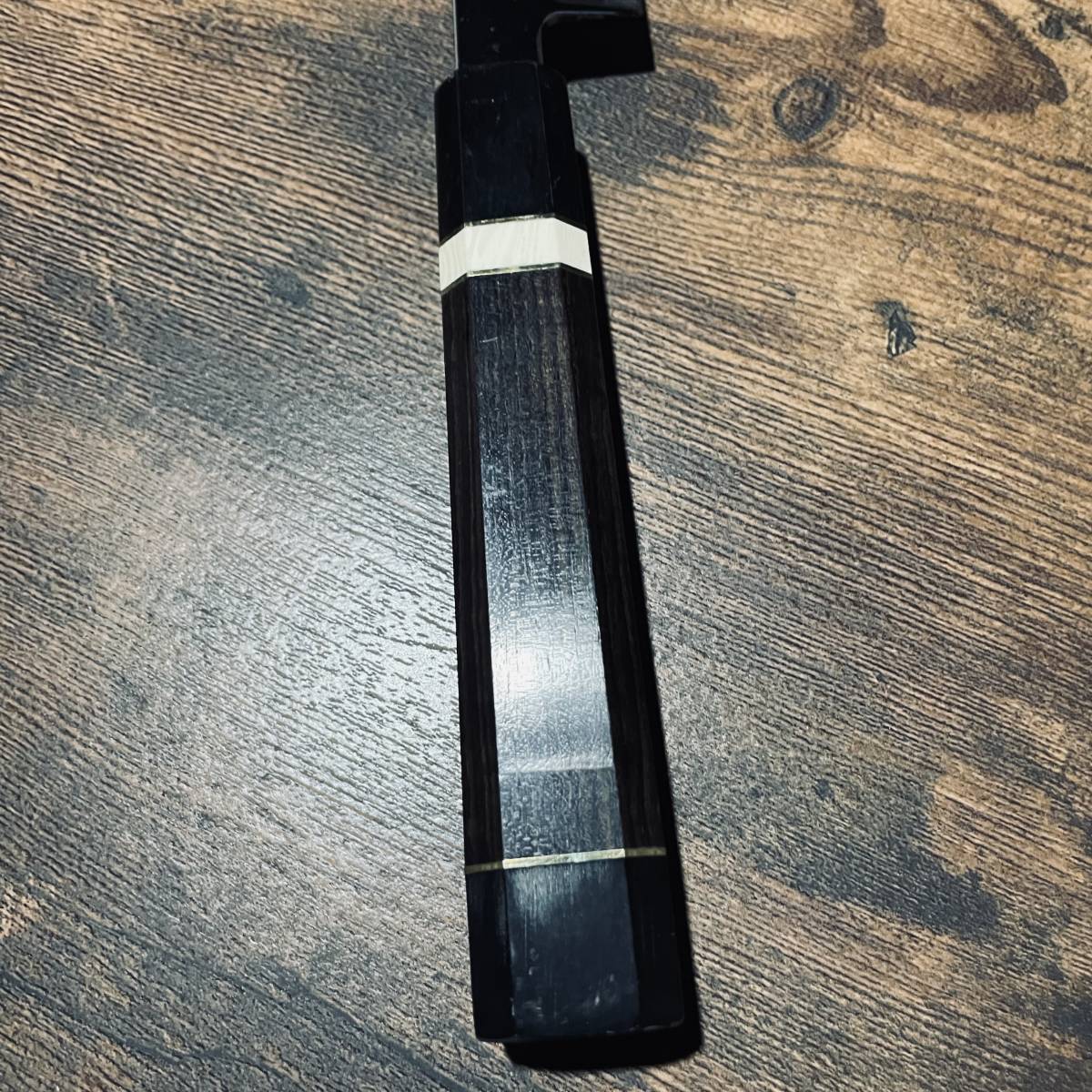 新品】本焼V金10号柳刃包丁9寸270mm 黒檀水牛八角柄
