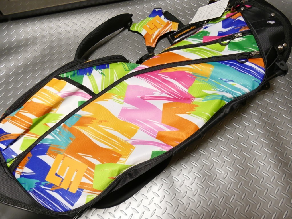 ILM99★2021年モデル★LOUDMOUTH★ラウドマウスゴルフ★8.5型 軽量 スタンドバッグ★Broad Storokes White