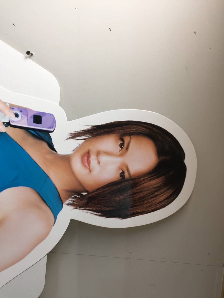 ☆長谷川京子 等身大 パネル☆ドコモ FOMA 900i 非売品 当時物 POP