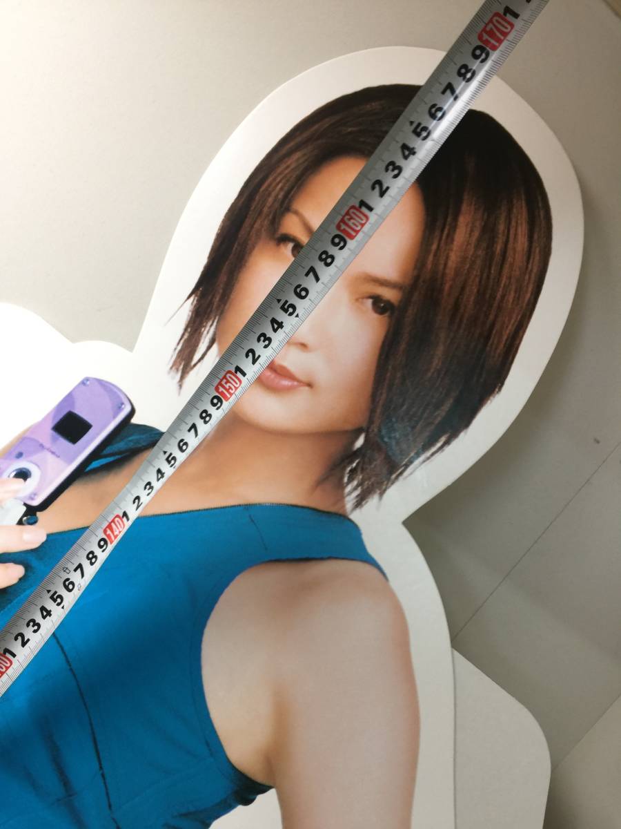 ☆長谷川京子 等身大 パネル☆ドコモ FOMA 900i 非売品 当時物 POP