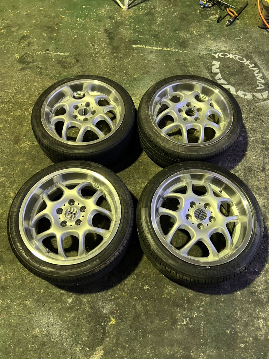 WORK NEZART 17インチ 7.5J+42 PCD114.3 5H 4本セット タイヤおまけ 
