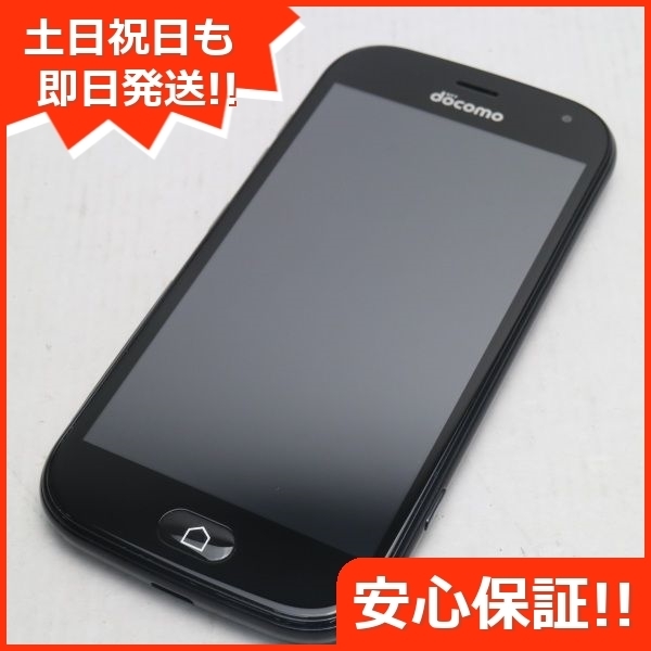 美品 F-01L らくらくスマートフォン me ブラック スマホ 本体 白ロム
