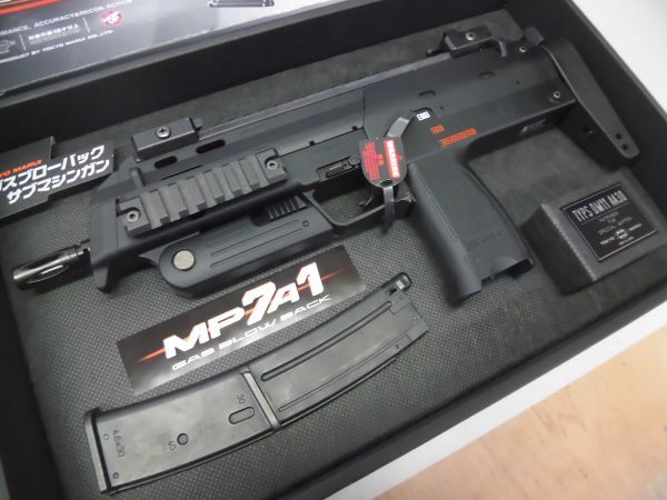 36 送80サ 0315&B07 東京マルイ 18禁 ガスブロ MP7A1 中古品