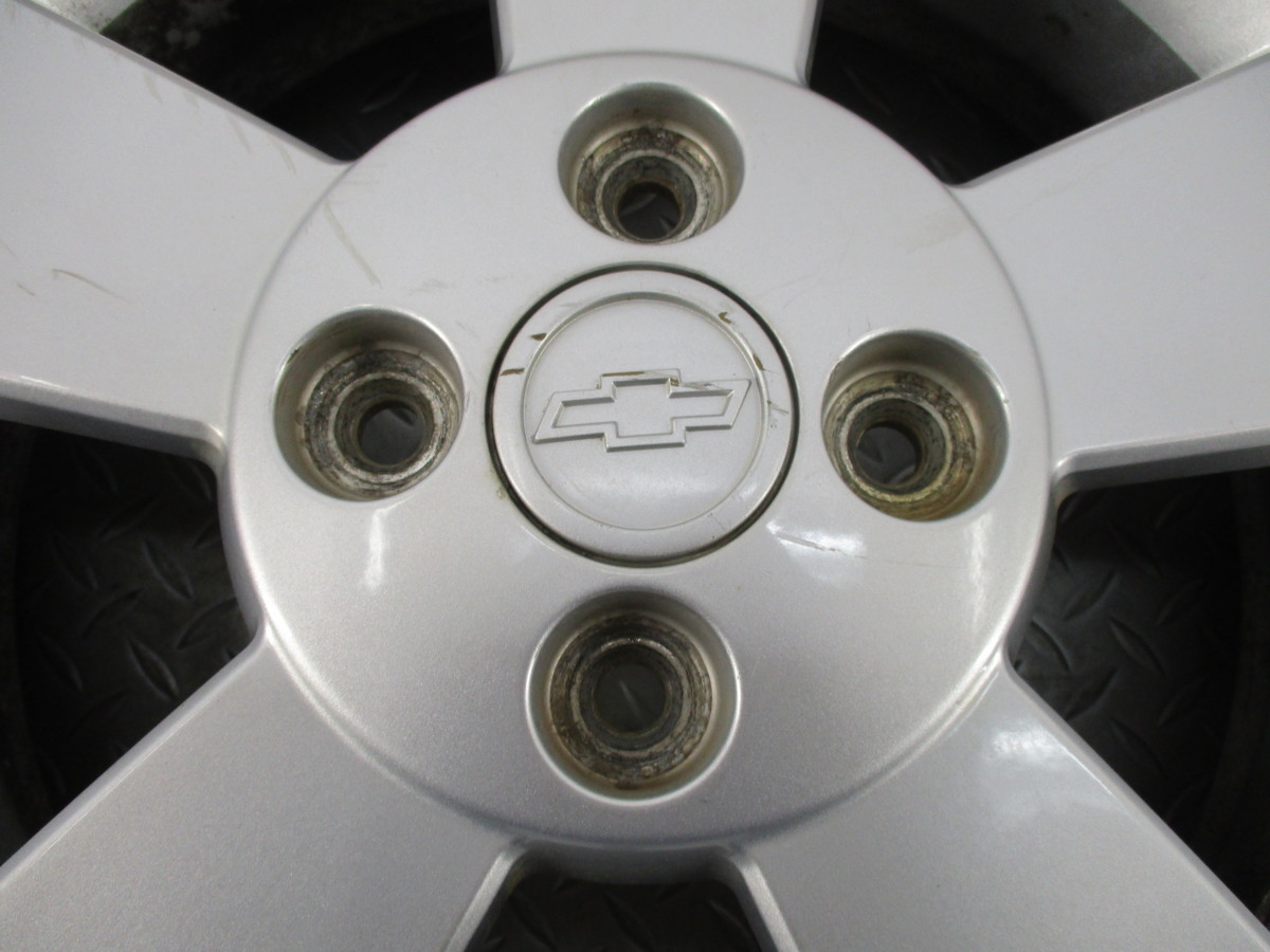 シボレー 4本 165⁄65R15 中古 クルーズ？ 純正アルミホイール 15インチ
