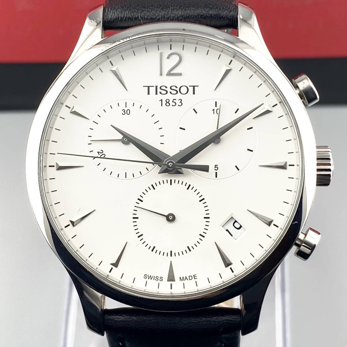 1円箱付】TISSOT ティソ 腕時計 メンズ クロノグラフ T063617A 