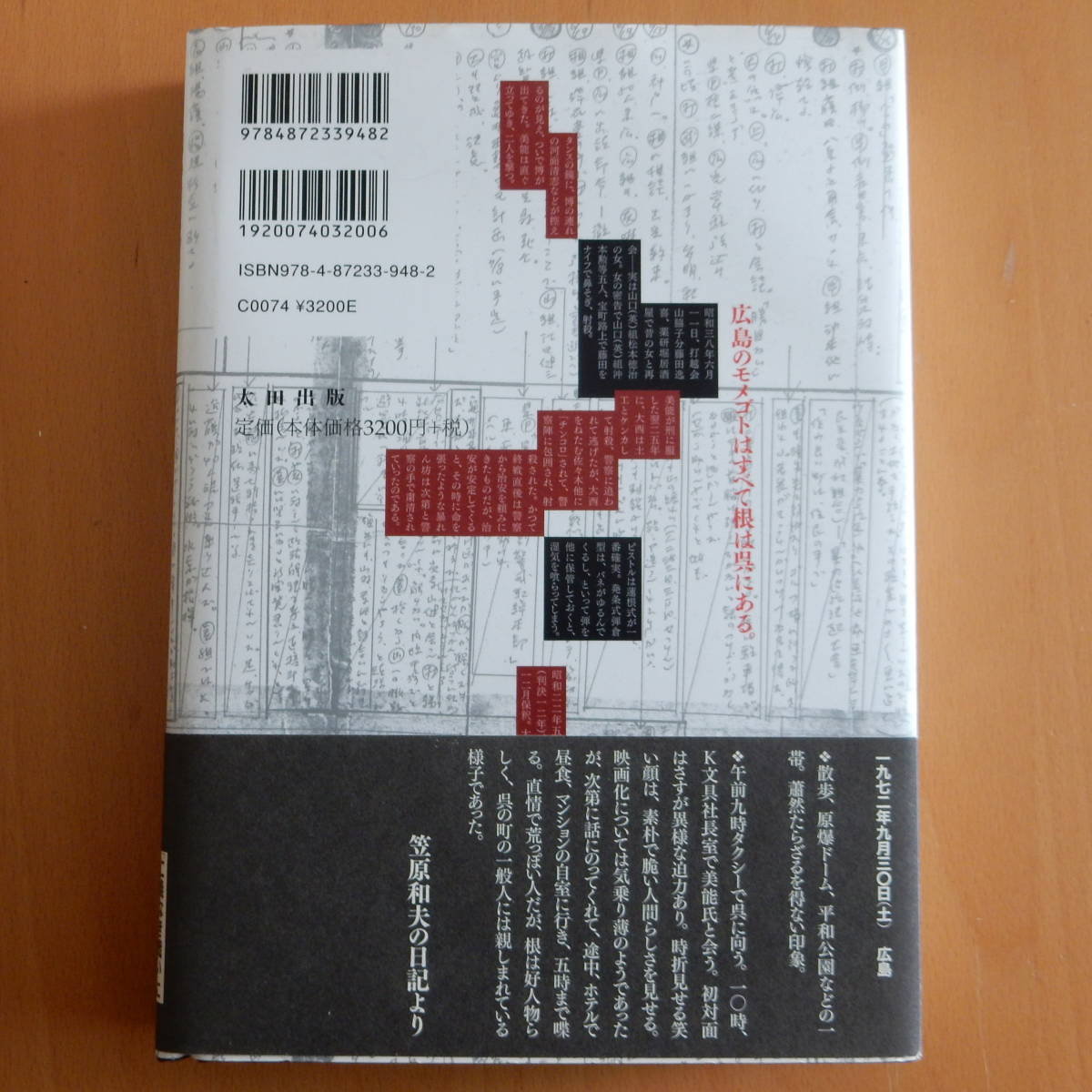 笠原和夫 絶版 著 「仁義なき戦い」調査・取材 初版本名著_貴重☆ &frasl; 仁義なき戦い | 笠原 仁義なき戦い」調査・取材録集成(笠原和夫) 古本、中古本、古書籍の 初版•帯付き「仁義なき戦い」調査・取材録集成 「仁義なき戦い」調査・取材録集成 ◇ 「仁義なき戦い」調査・取材録 初版本名著_貴重