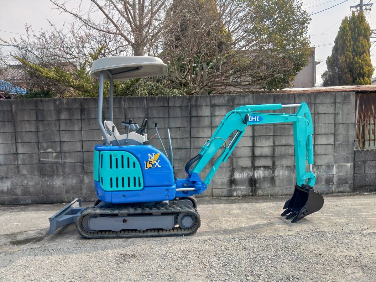 IHIミニユンボ緑色 3本レバー（愛知より IHI ミニユンボ NX15 1.5t 