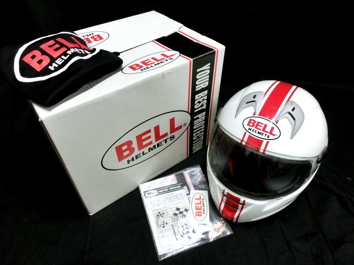 1000円スタート ヘルメット BELL HELMETS M5XJ DAYTONA WHITE/RED M