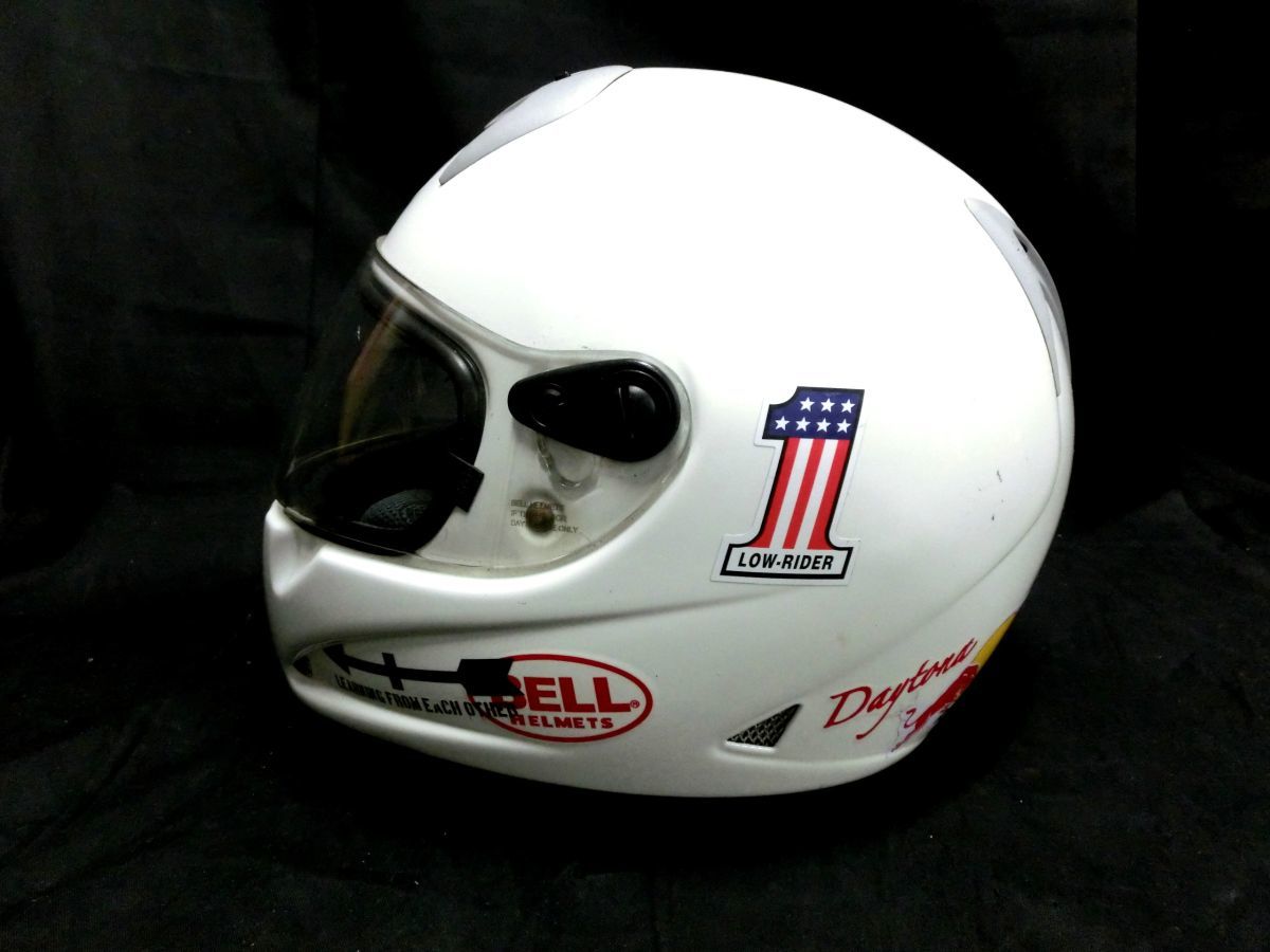 1000円スタート ヘルメット BELL HELMETS M5XJ DAYTONA WHITE/RED M 