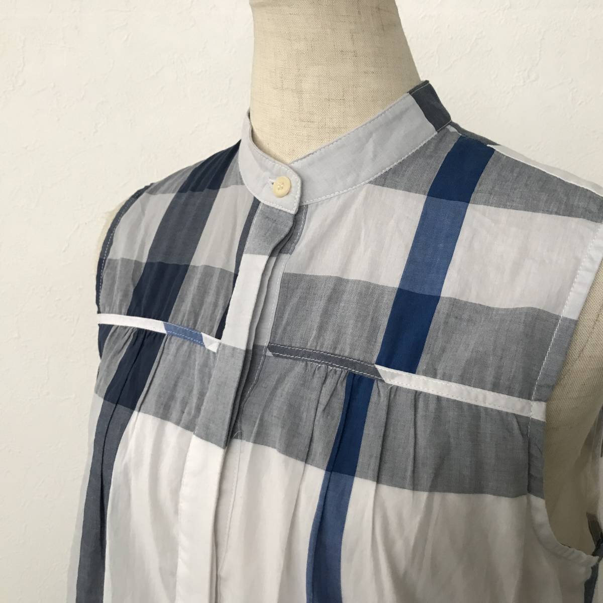 BURBERRY BRIT バーバリー ブリッド チェック柄 レイヤード風 