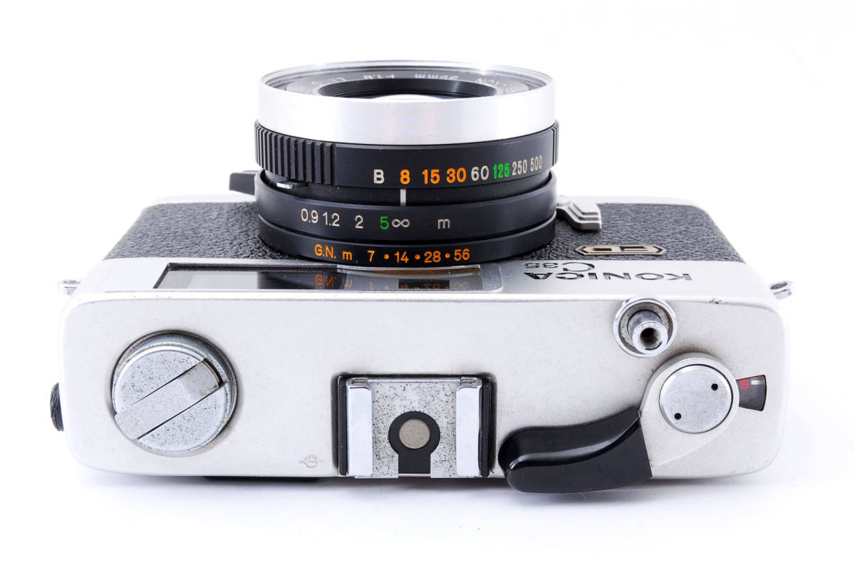 【露出計動作品】KONICA C35 FD レンジファインダー フィルムカメラ 露出計不動でも機械式で動く50年前のカメラ。KONICA C35 FDを分解清掃