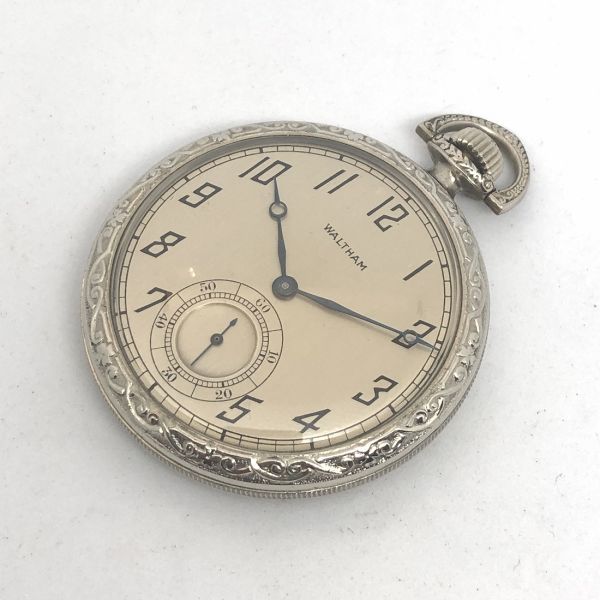 ☆アンティーク アールデコ 1920年製 ウォルサム 懐中時計/稼動品  