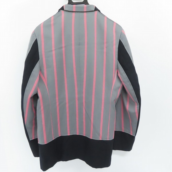 コムデギャルソンオムプリュス フーディジャケット トグル ストライプ テーラード ☆COMME des GARCONS HOMME PLUS/コムデギャルソンオムプリュス