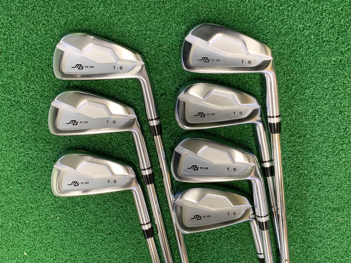 中古良品】三浦技研 TC-101 アイアン 4I-PW 7本組 & MG-R01 52°58°2本 