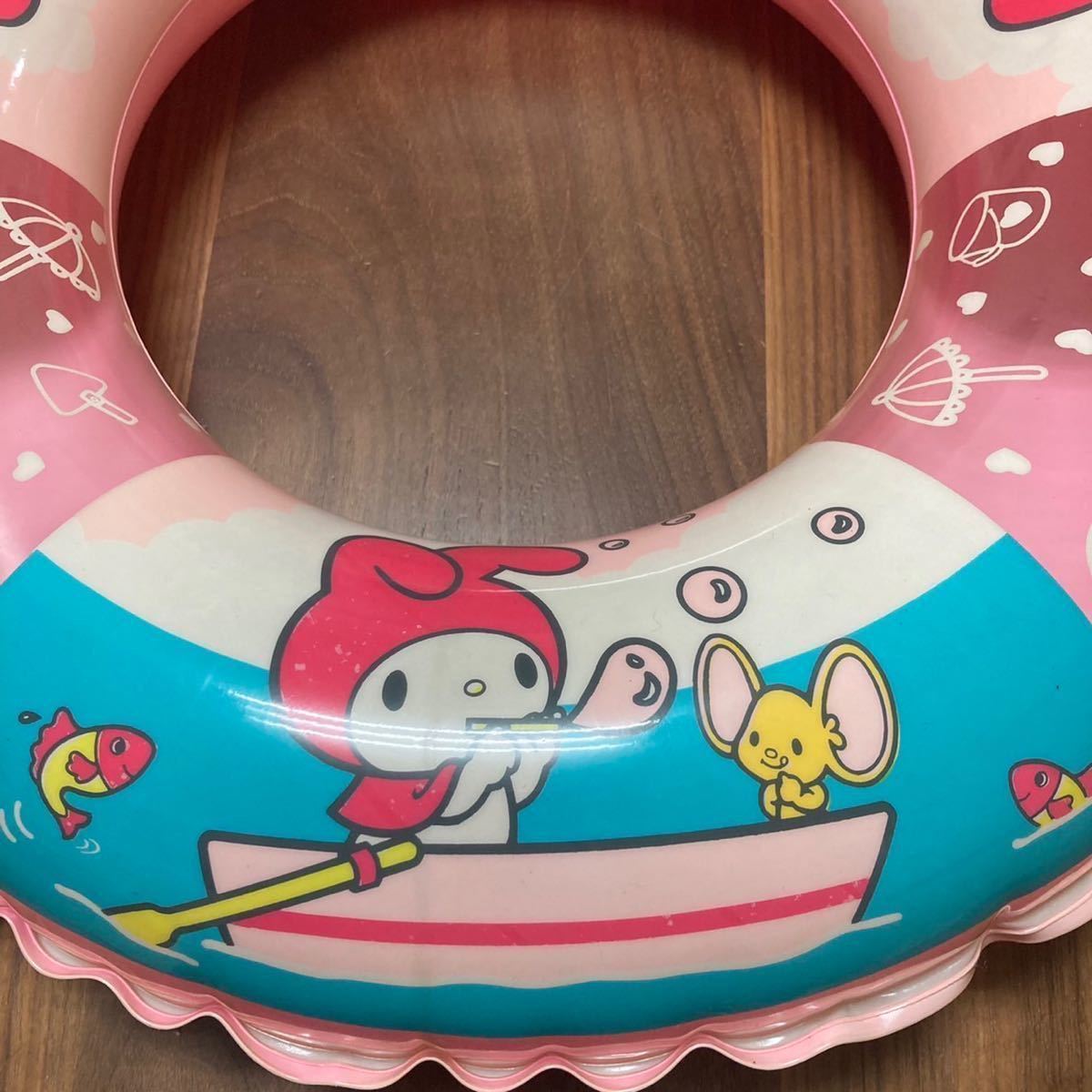 マイメロディ 浮き輪 50cm サンリオ 旧タカラ 新品未使用 当時物