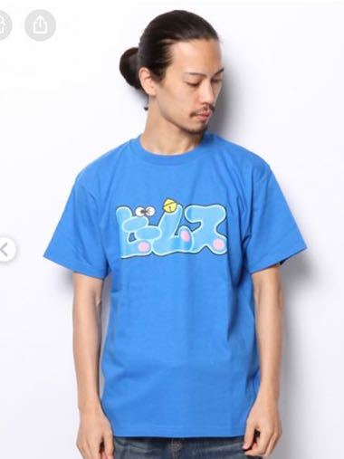 ビームス × ドラえもん コラボTシャツ 青 新品 Mサイズ（BEAMS 正規品  