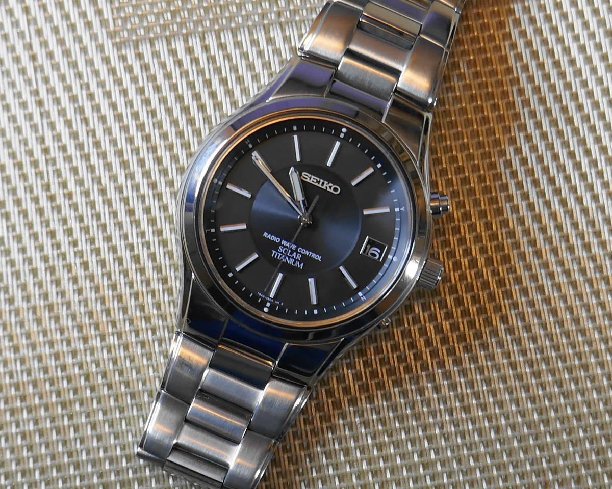 SEIKO SBTM193 電波 チタン サファイヤガラス