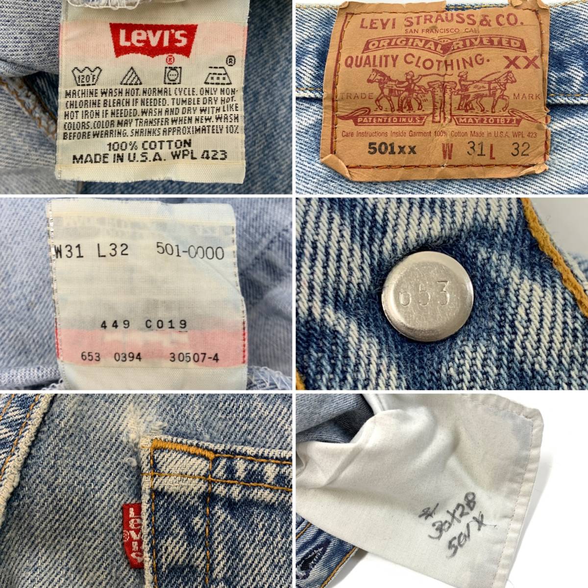 ☆米国製 USA 90'S 94年 ヴィンテージ Levi's リーバイス レギュラー