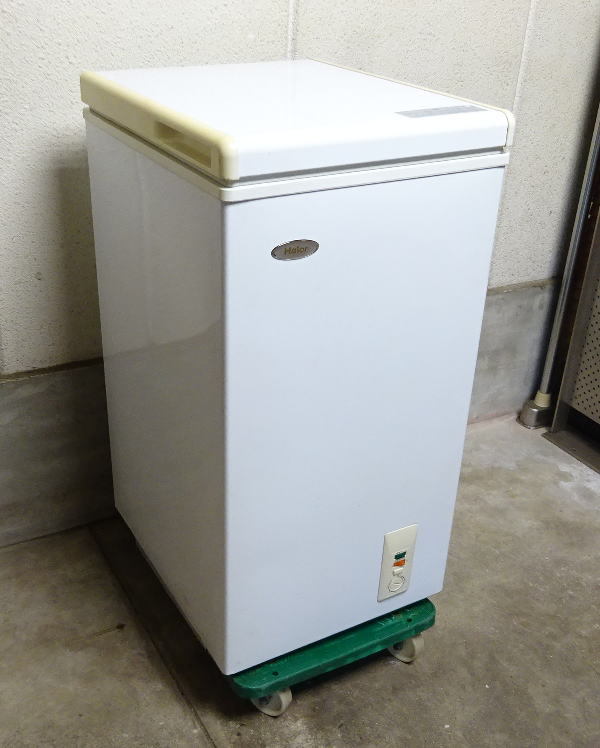 ☆中古 ハイアール Haier チェスト型 上開き式 66L 冷凍庫 冷凍 