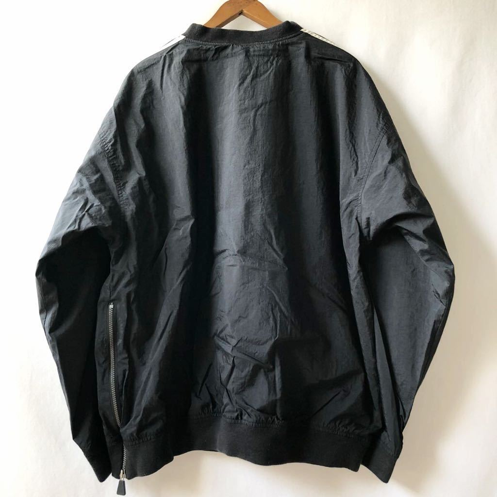 KING GNU 常田着! 90s adidas ナイロン プルオーバー トップ ブラック