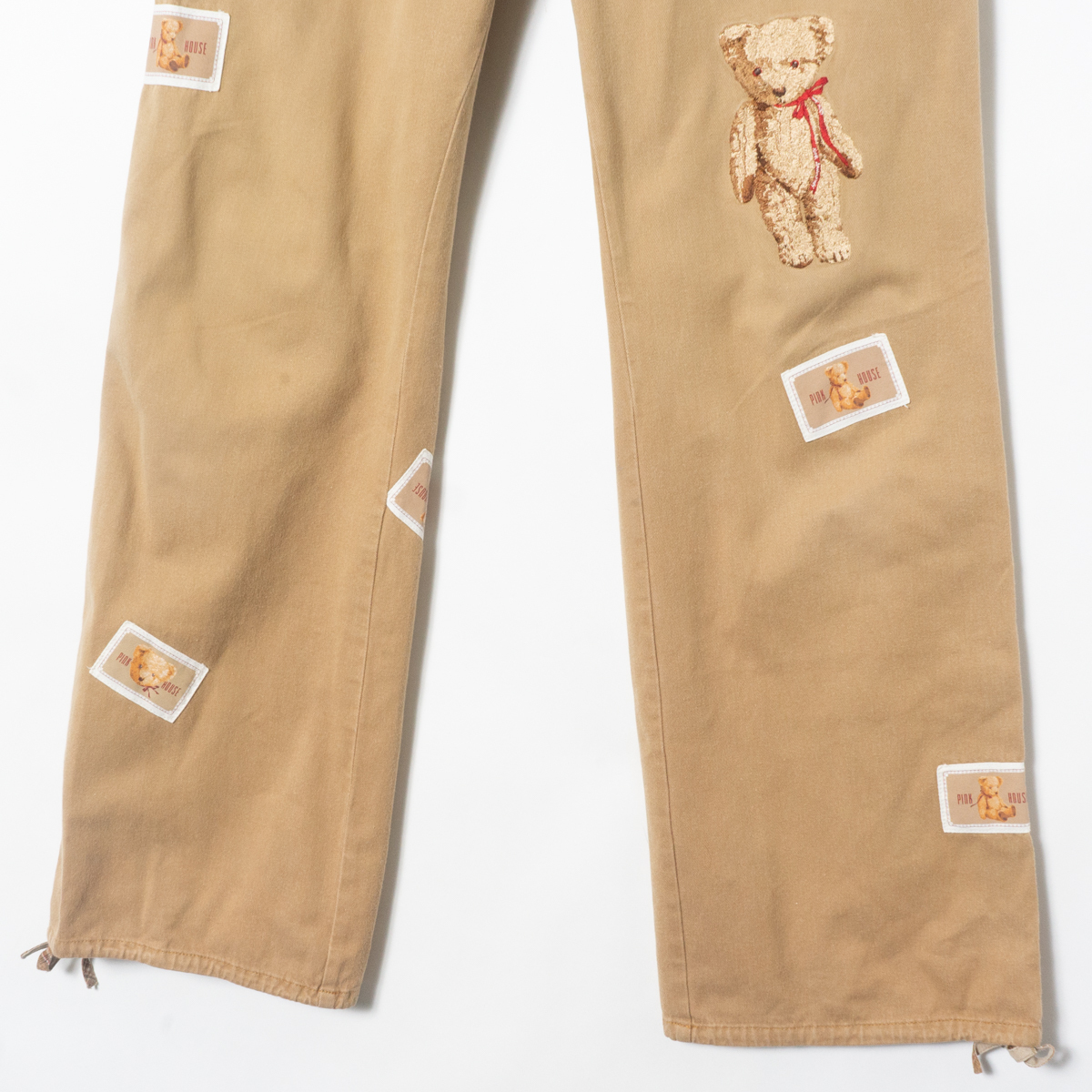 PINK HOUSE パンツ ピンクハウス ボトムス ベージュブラウン ベア くま 