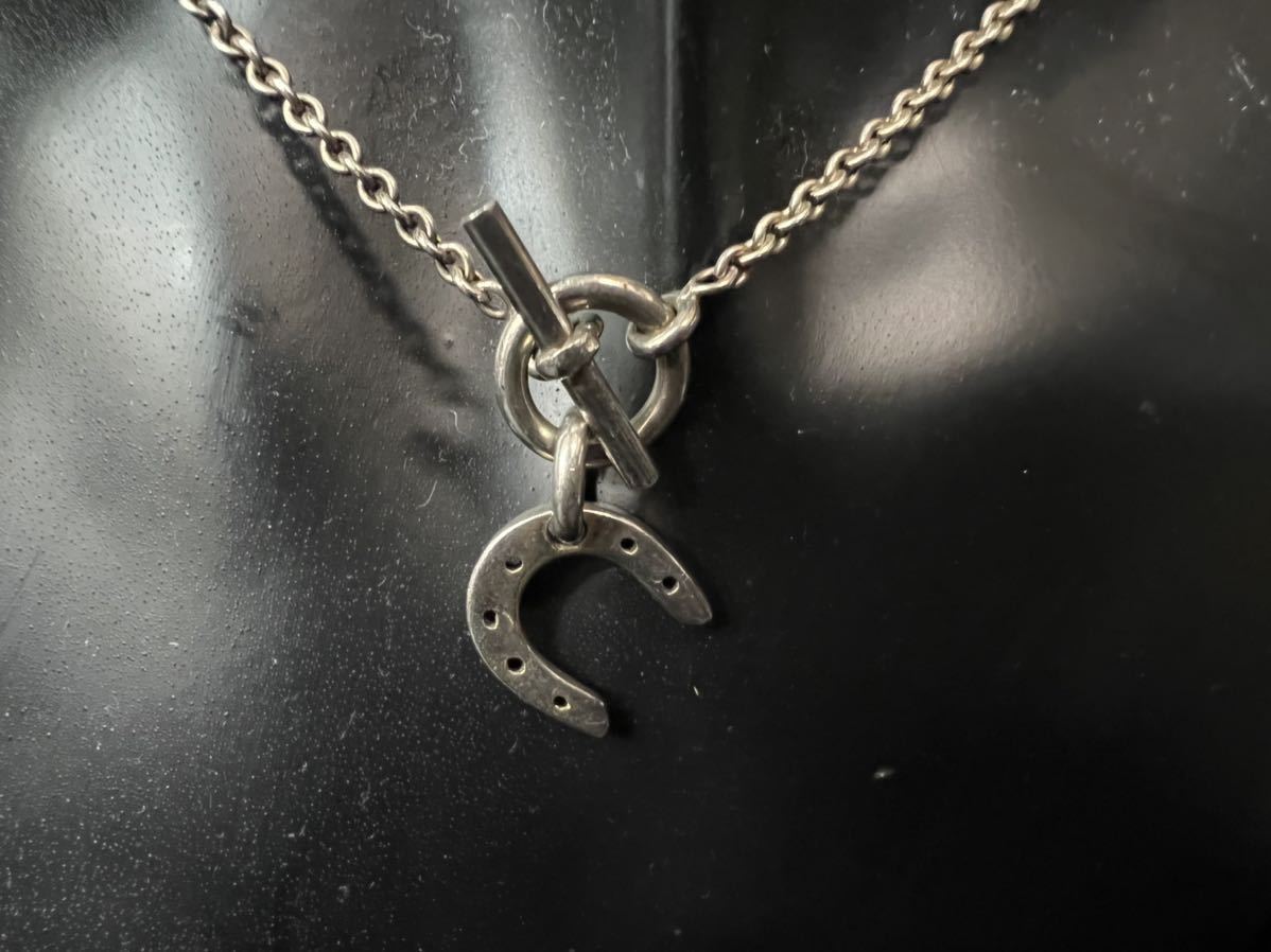 HERMES エルメス ホースシュー 馬蹄 Ag925 ネックレス シルバー 重量約  