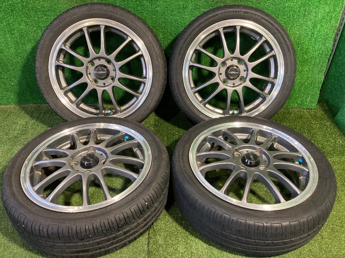 ◇ HOT STUFF クロススピード X6 アルミホイール タイヤ 15インチ 4本 