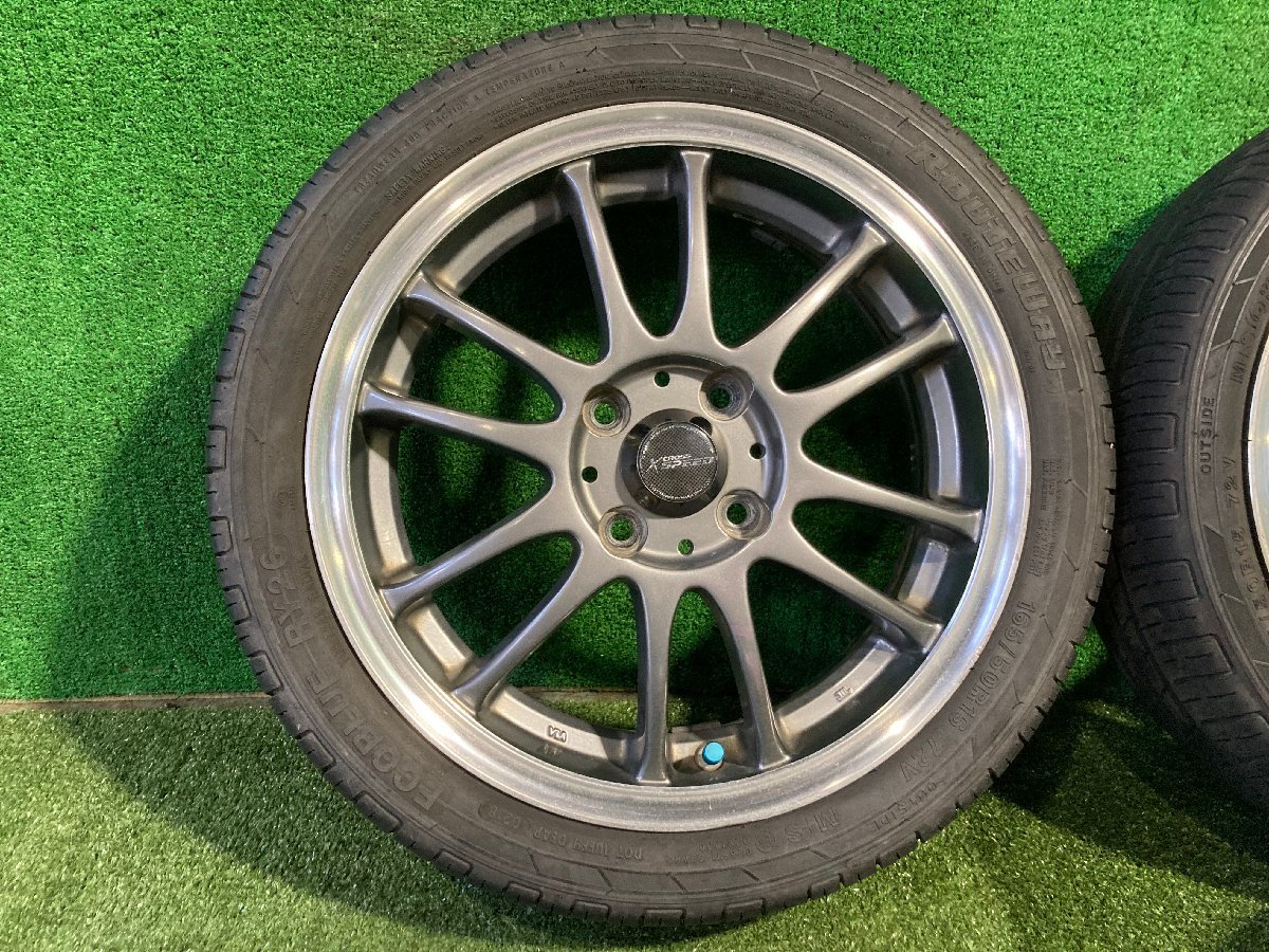 ◇ HOT STUFF クロススピード X6 アルミホイール タイヤ 15インチ 4本 