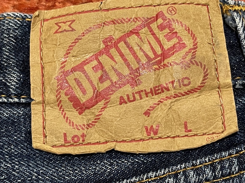 90s DENIME ドゥニーム ORIZZONTI W32 鬼ヒゲ 66モデル 鬼ヒゲ・ハチノス☆旧DENIME(旧ドゥニーム) ”オリゾンティ” ”66”タイプ