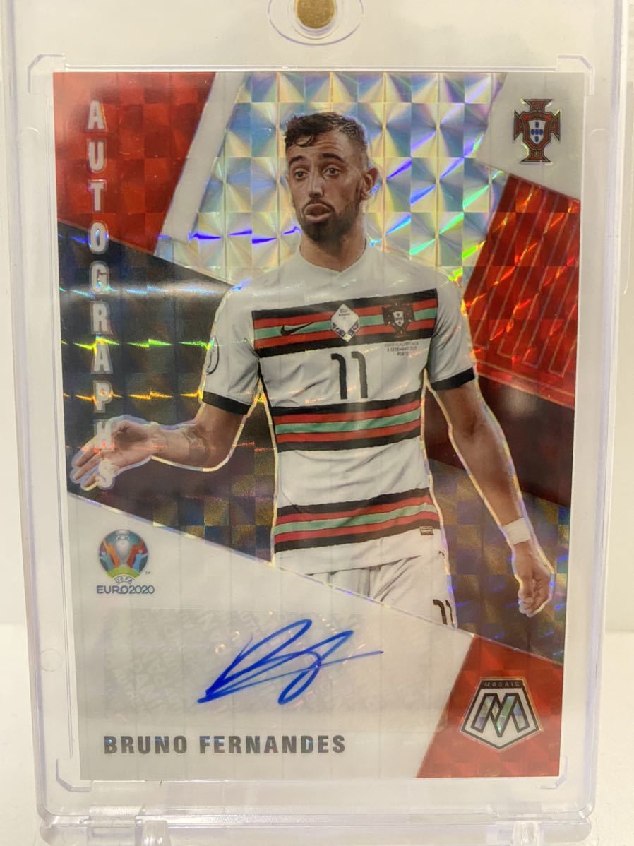 直筆サイン ブルーノフェルナンデス bruno fernandes Panini Mosaic 