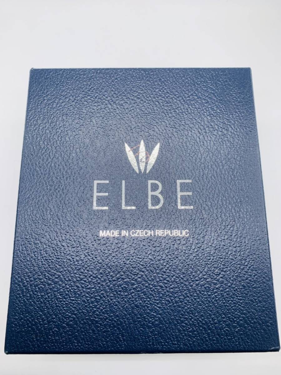 現状品】 ELBE crystal エルベ クリスタル ARNSTADT ワイングラス ペア 