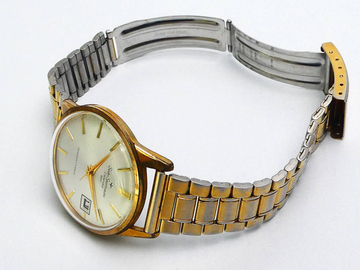 中古 動作品□SEIKO Sportsmatic Calendar 820 自動巻き 17石 1964年製 