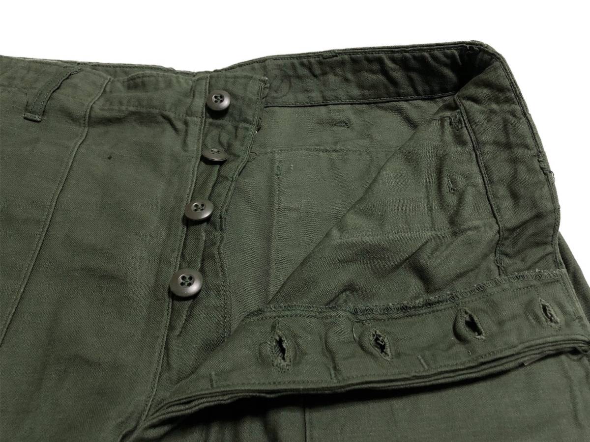 ほぼデッド W37【70s ビンテージ US ARMY ベイカーパンツ