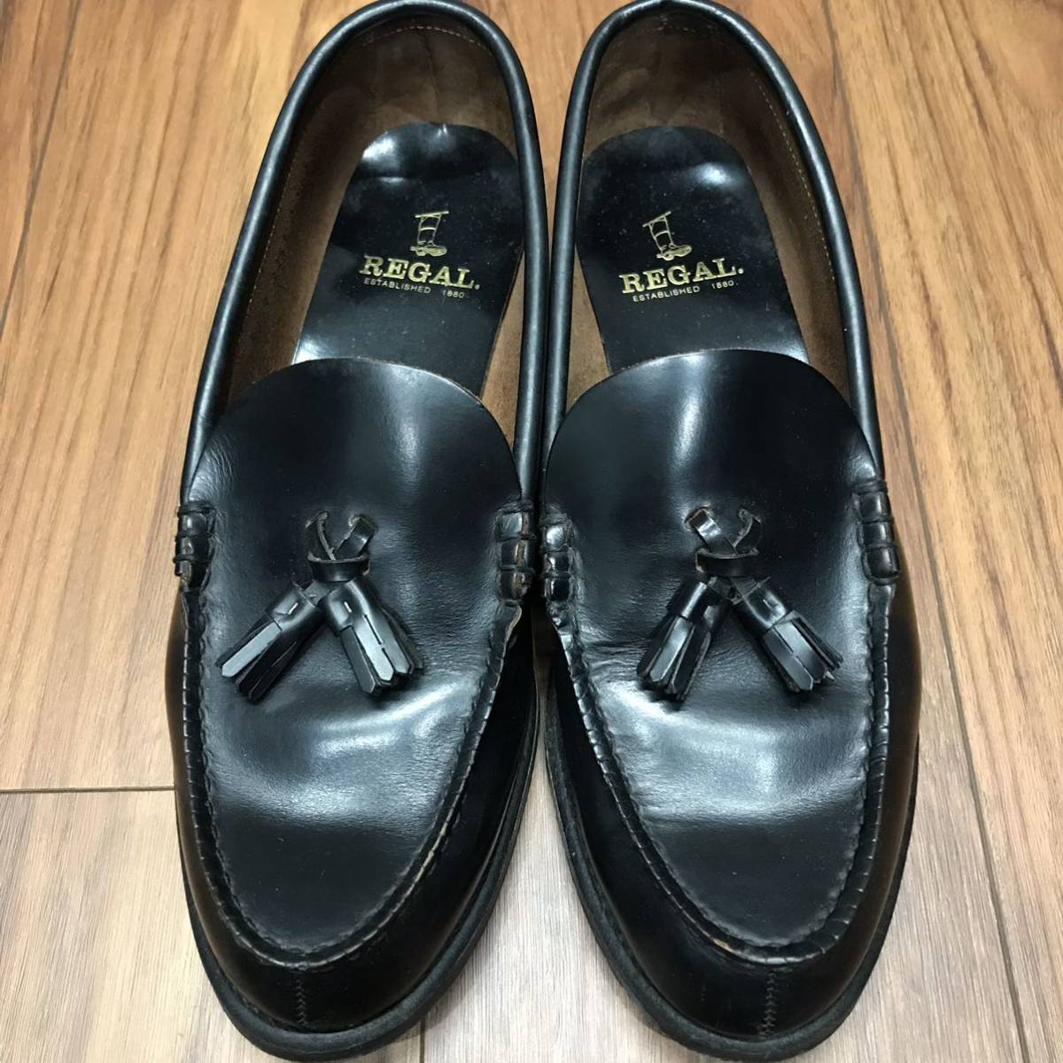 定番！REGALリーガル タッセルローファーシューズ(サイズ26、5 EE 本革 